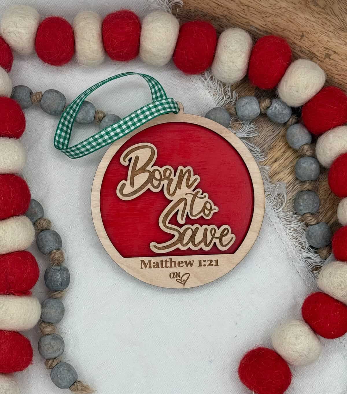 Born to Save Ornament