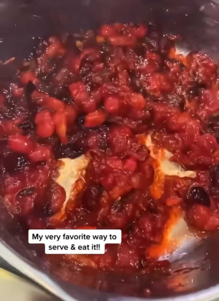 cranberry cream cheese dip