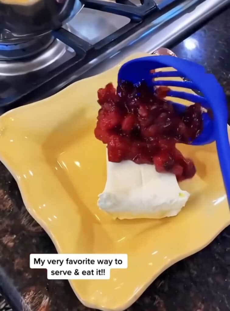 cranberry cream cheese dip