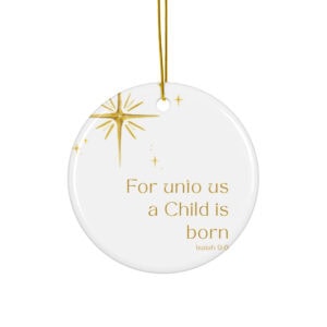 A Child is Born Ornament