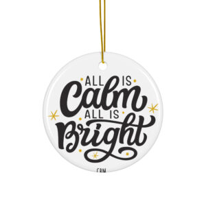All is bright ornament
