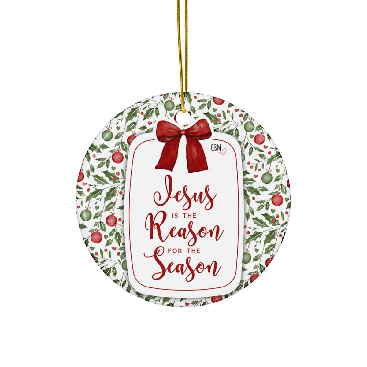 Jesus is the reason Ornament - Image 2