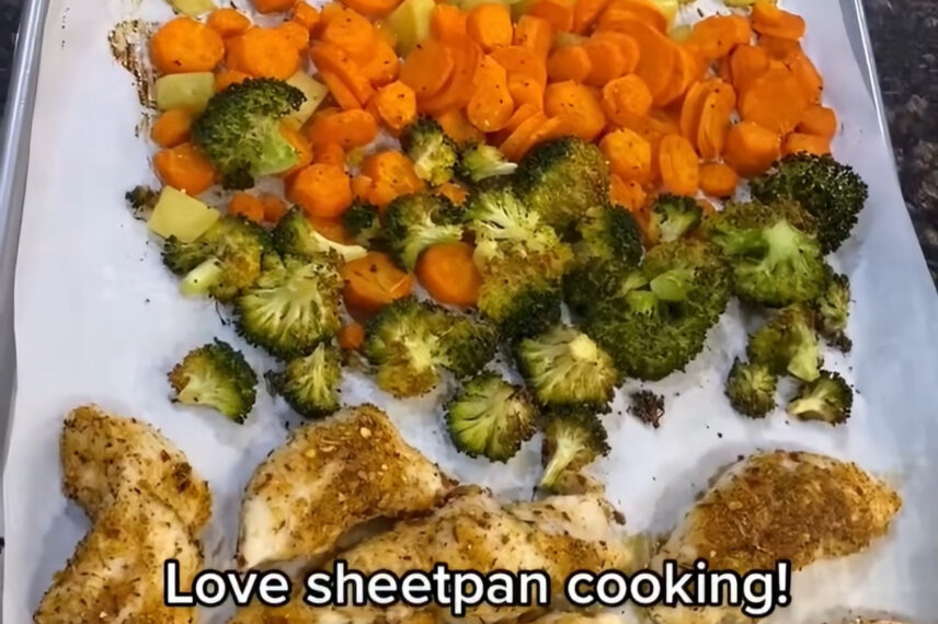 kickin' chicken sheet pan chicken dinner