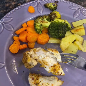 kickin' chicken sheet pan chicken dinner