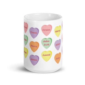 CBM "Jesus Candy Hearts" Mug