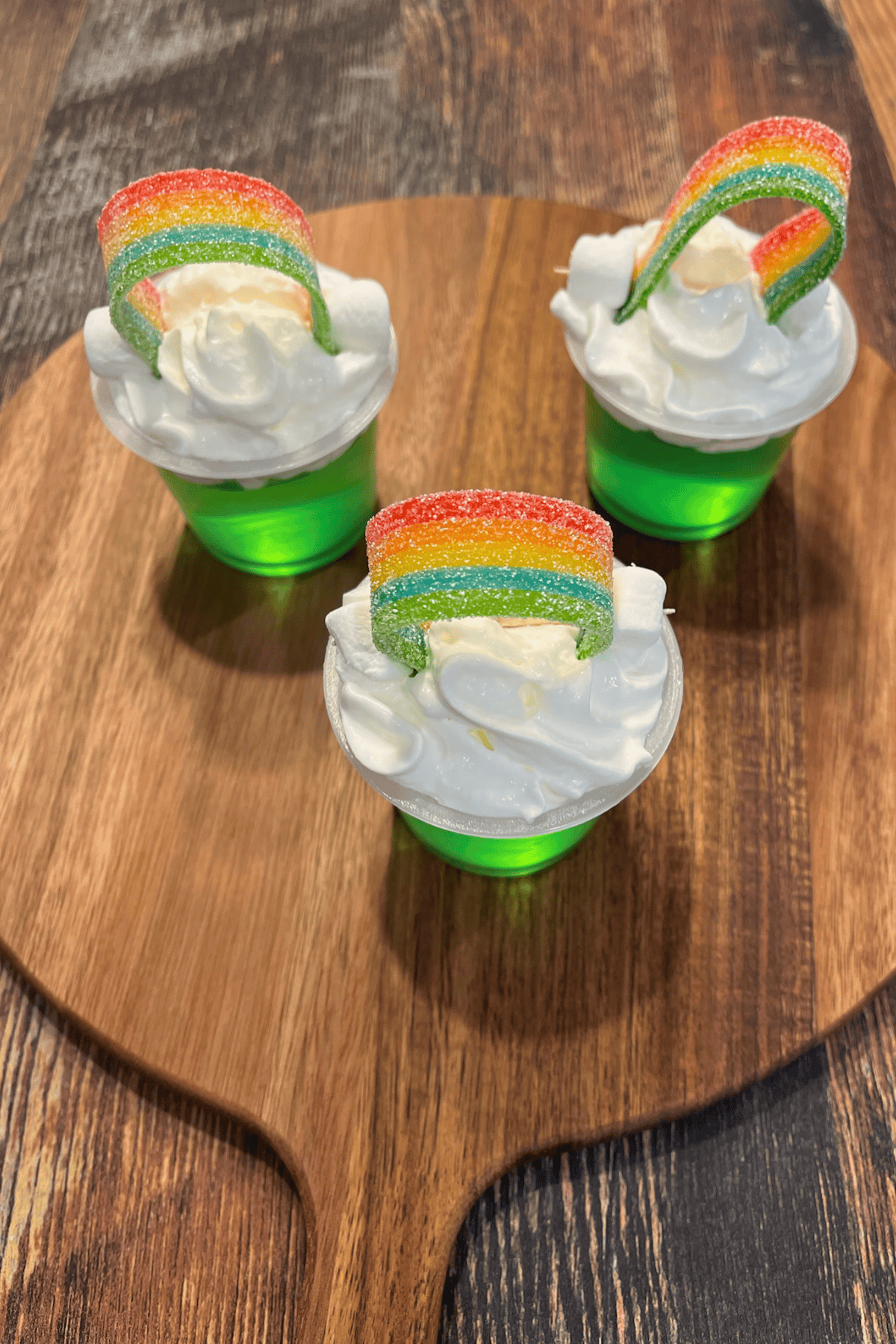 Jell-O St. Patrick Cups - Crazy Busy Mama