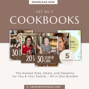 Crazy Busy Mama Cookbook Bundle