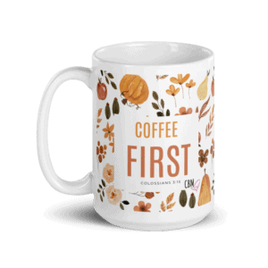 CBM Fall Coffe First Mug