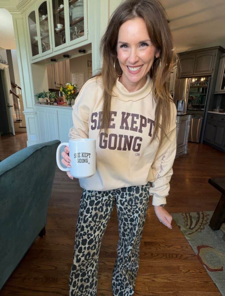 CBM "She Kept Going " Fall Mockneck