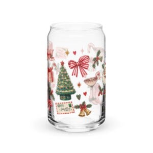 CBM Holly Jolly Everything Cold Brew Glass