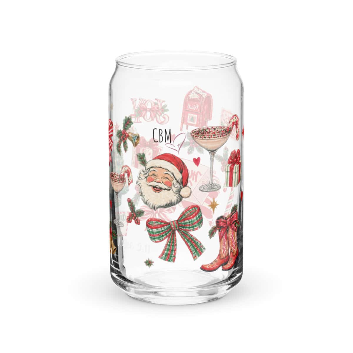 CBM Holly Jolly Everything Cold Brew Glass - Image 7