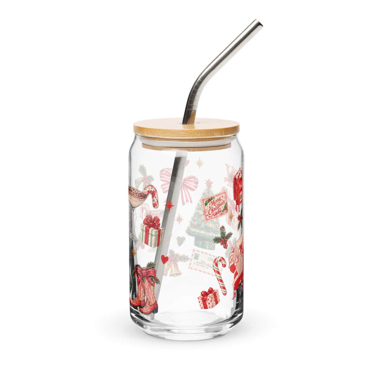 CBM Holly Jolly Everything Cold Brew Glass - Image 3